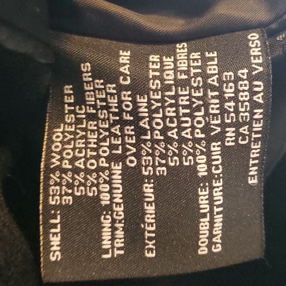 Wool & Leather Jacket - Picture 4 of 4
